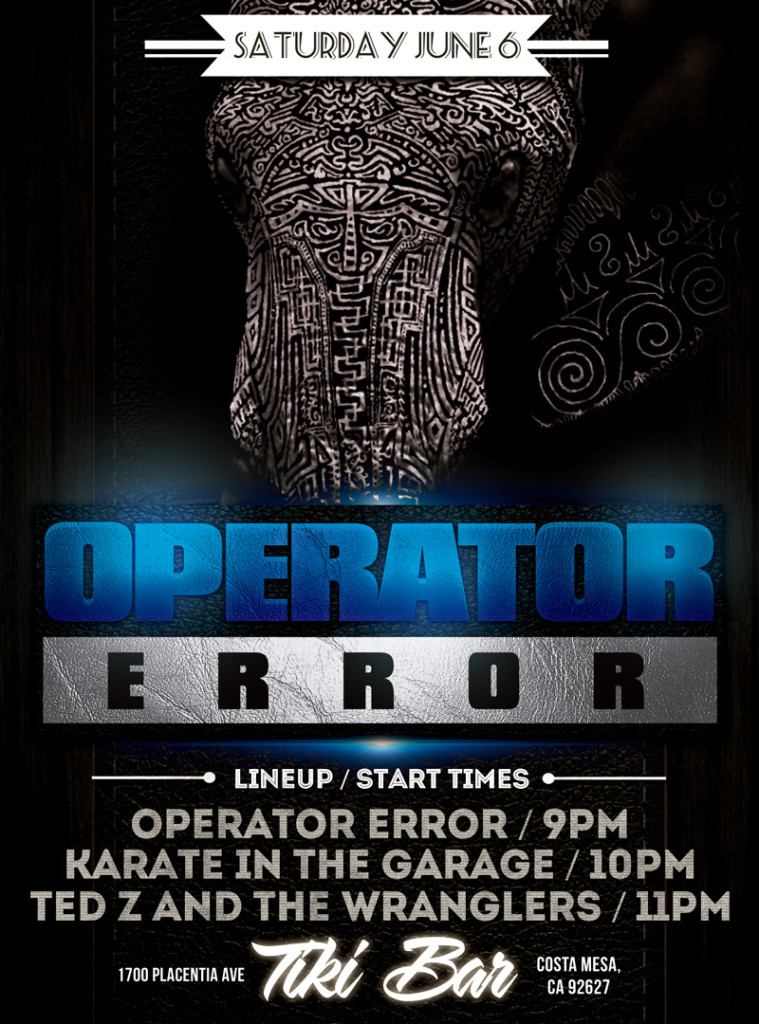 OpErrorTikiBar - OE Flyer